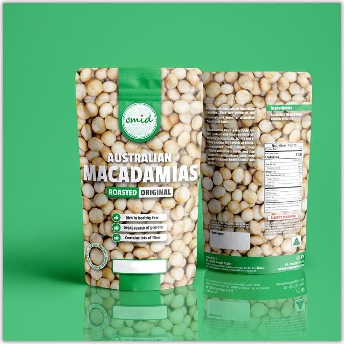 

Roasted Macadamia (Kacang Macadamia Panggang) 500Gr