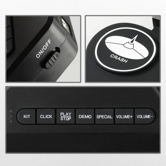 

Drum Electronic Digital 7 Pads Folding Usb Power Co