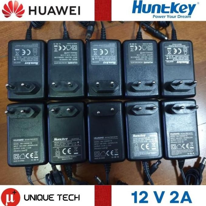 Adaptor 12V 2A Cctv Modem Router Power Supply Huawei Huntkey Original New Stok