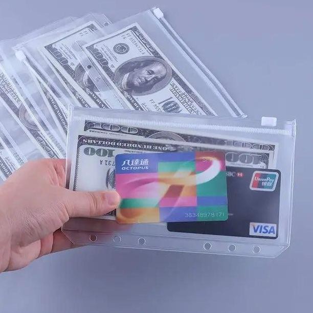 

Ziplock Zipper Bag Binder 6 Ring A6 - Pocket Sleeve Co