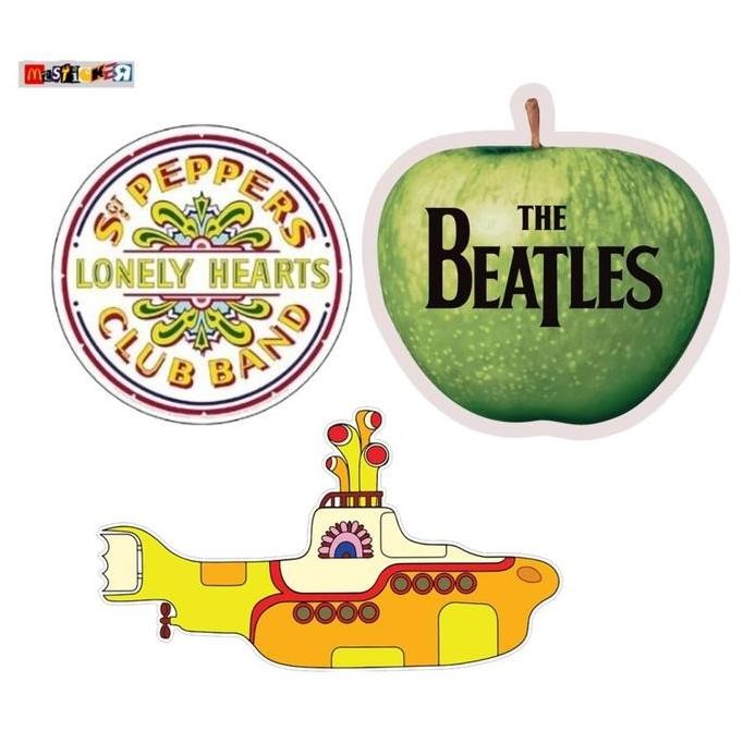 

Sticker Band The Beatles Sgt Pepper Apple Yellow Submarine Logo Stiker Co