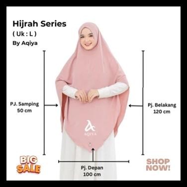 AQIYA HIJRAH - KHIMAR HIJAB KERUDUNG SYARI PREMIUM BERGO PANJANG JUMBO SYARI TERBARU KEKINIAN