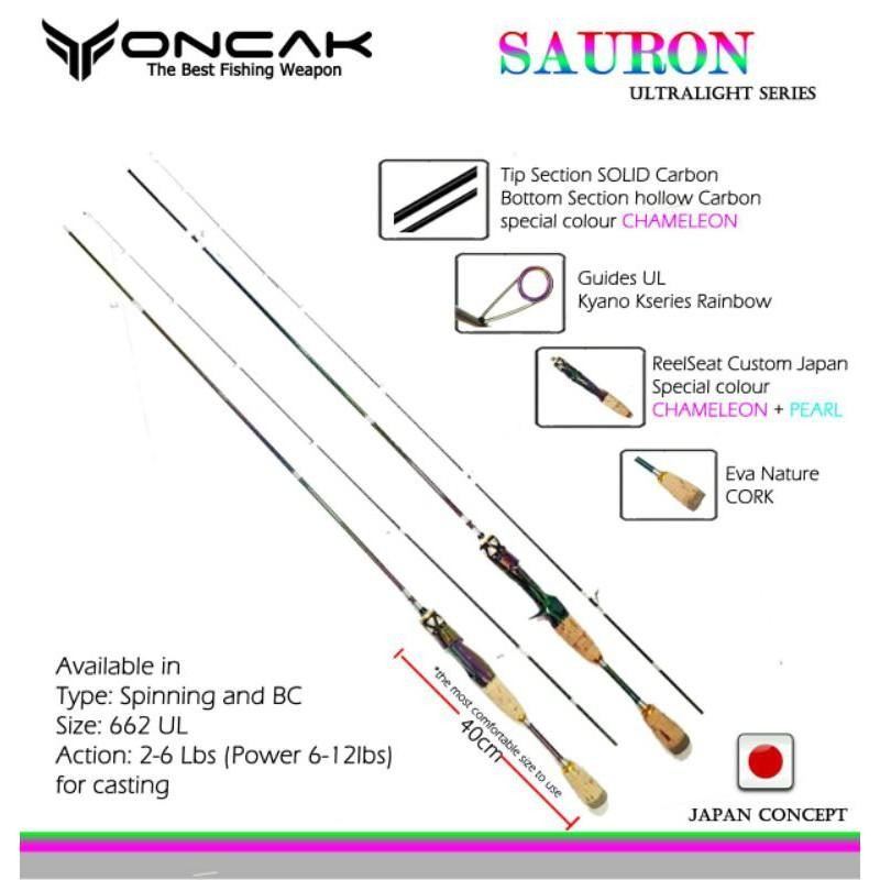 Joran Bc Oncak Sauron 602 Dan 662 Ul - Juragan Pancing Murah