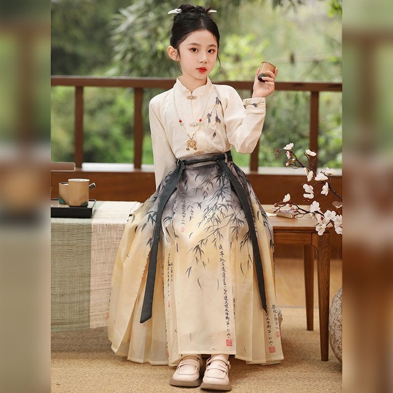 Set Rok Mamian Gaya Cina Baru untuk Gadis