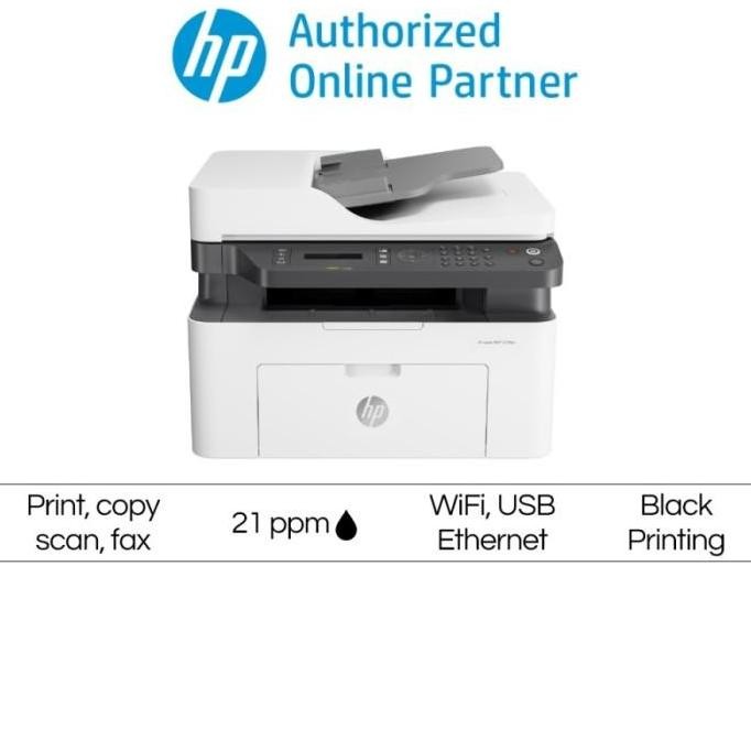 Hp Laserjet Mfp 137Fnw Printer Wireless All In One Laser Jet 137 Fnw New Stok