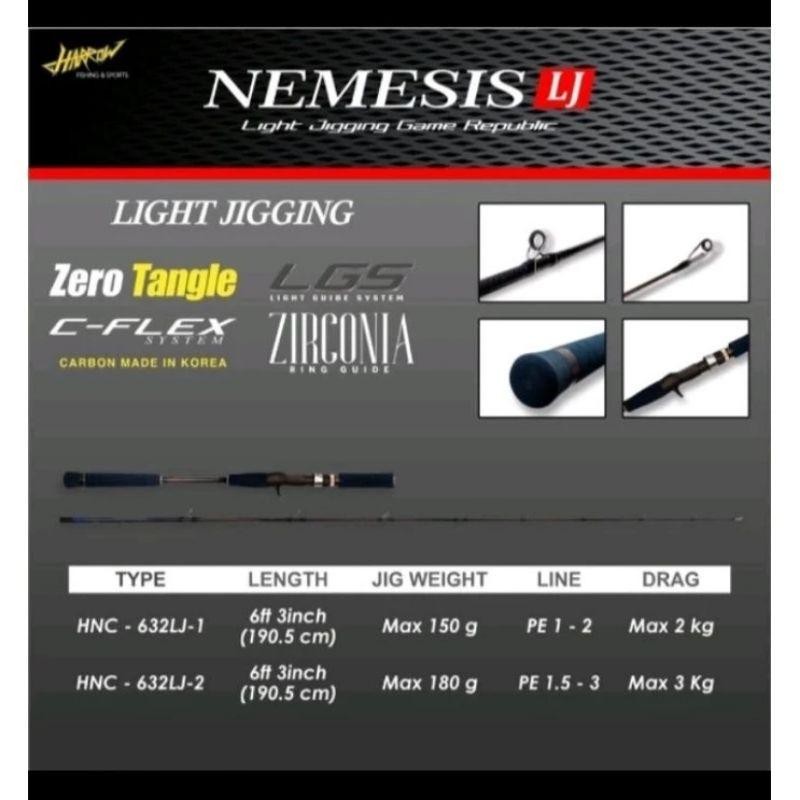 Joran Harrow Nemesis 632Lj 1 & 2 - Juragan Pancing Murah