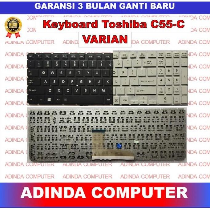 Keyboard Toshiba Satelite C55-C L55B L55-B L70C L70-C P50-C P50C S50-B C55-C5268 C55-C5270 Black Whi