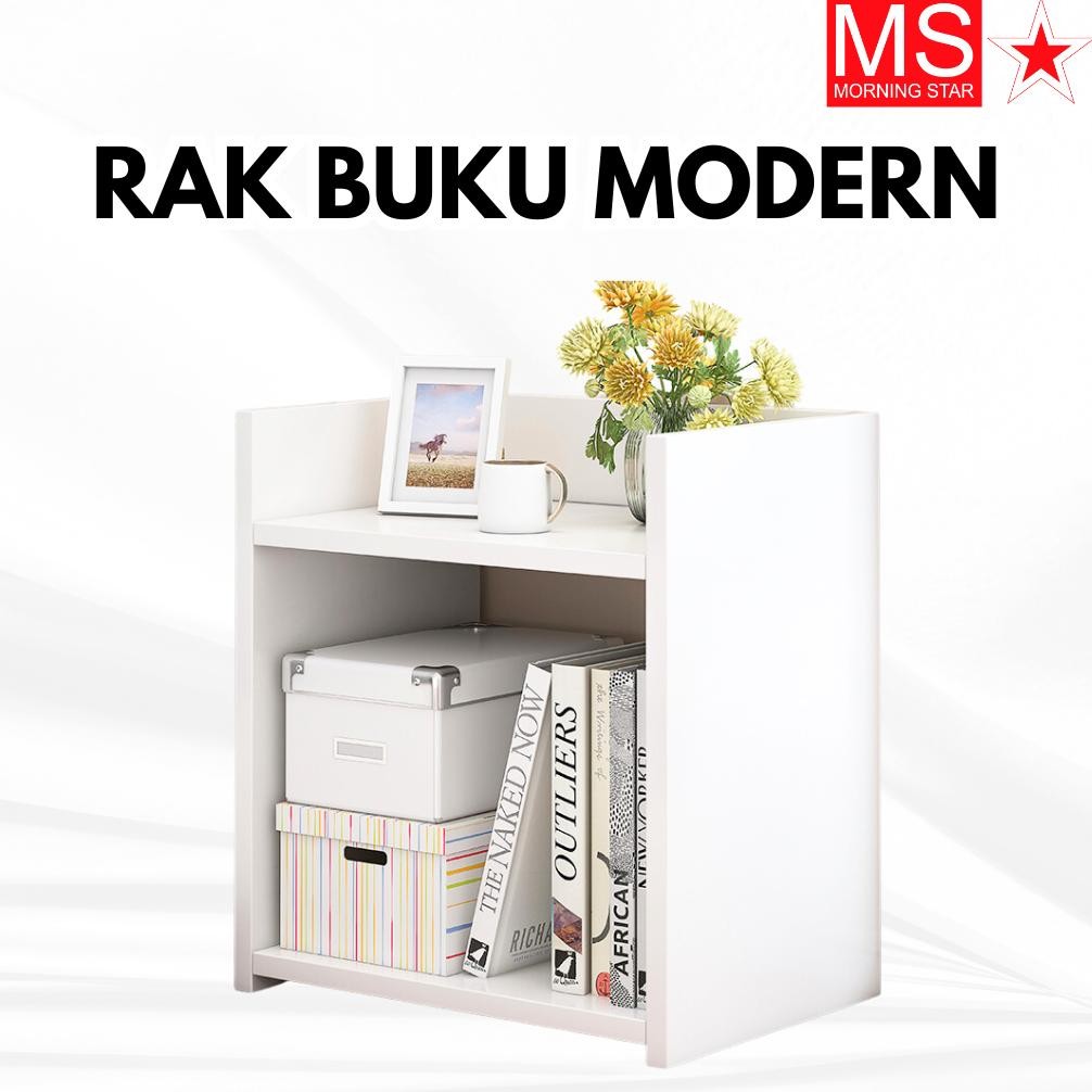 Meja Nakas Minimalis Modern Rak Buku Kecil Meja Samping Tempat Tidur Meja Sudut O6A1