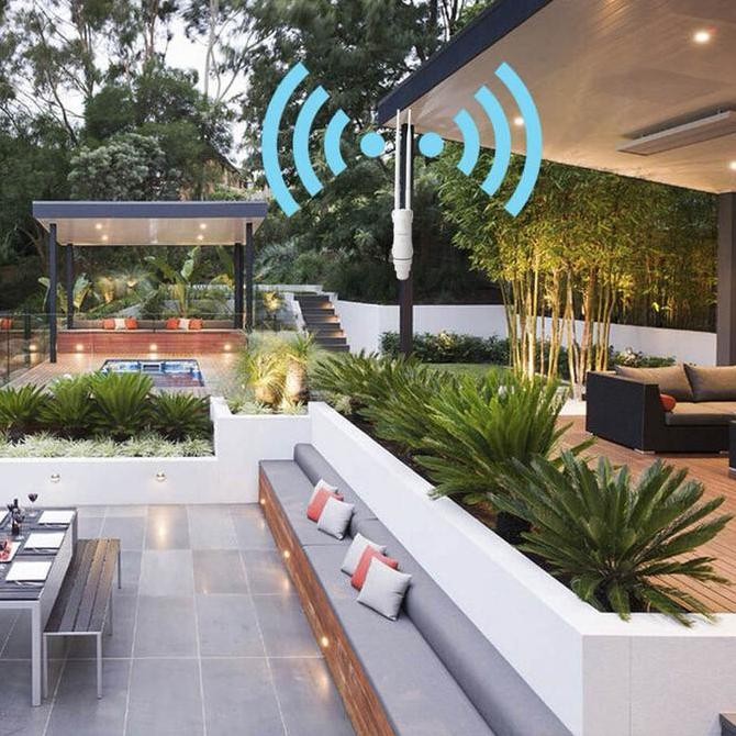 Wavlink Ac600 Cpe Outdoor Router Luar Ruangan Titik Akses Nirkabel Pengulang Wifi New Stok