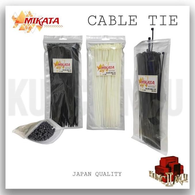 

Kabel Ties Mikata Tali Ties 100Pcs Cable Tie Kabel Tis Tali Tis Co