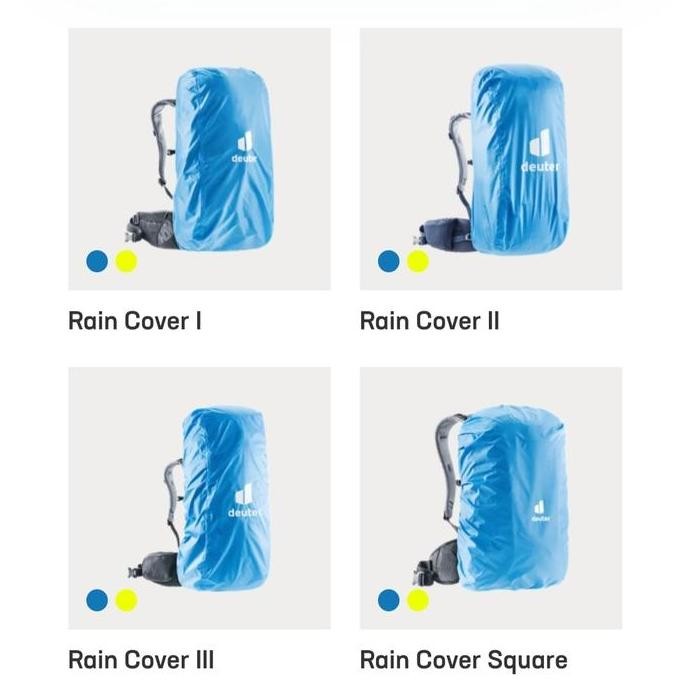 Tersedia DEUTER RAINCOVER 1 2 3 RAIN COVER BAG COVERBAG SARUNG TAS ORIGINAL