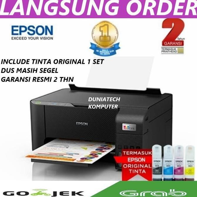 Printer Epson L3210 Ecotank All In One Resmi Tinta Original New Stok
