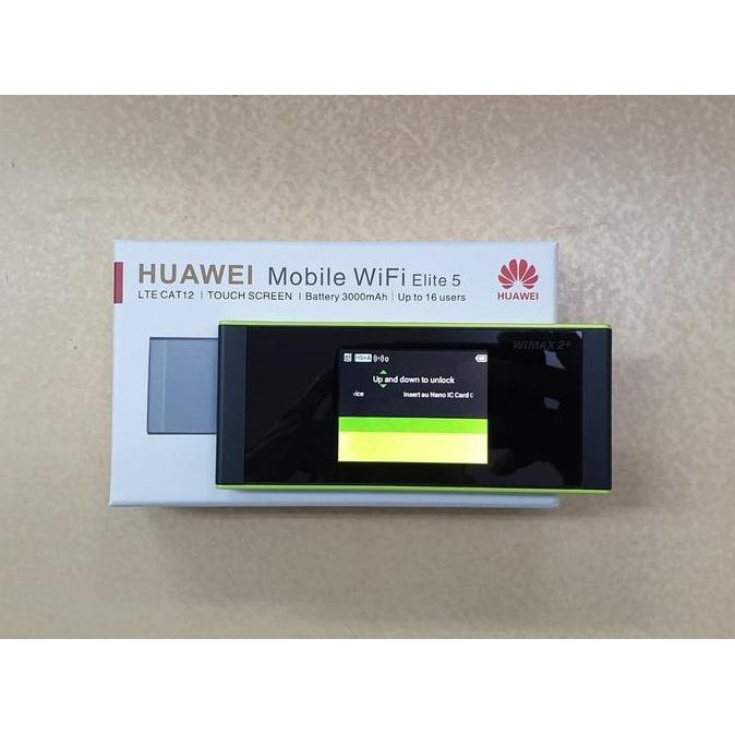 Huawei Mifi Modem 4G Elite 5 Portable Mifi Touchscreen Support Nfc New Stok