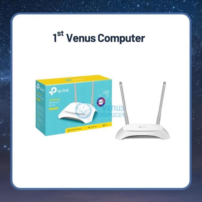 Tp Link Tl-Wr840N Wireless Router Original Baru 1 Tahun / Net40-Tp New Stok