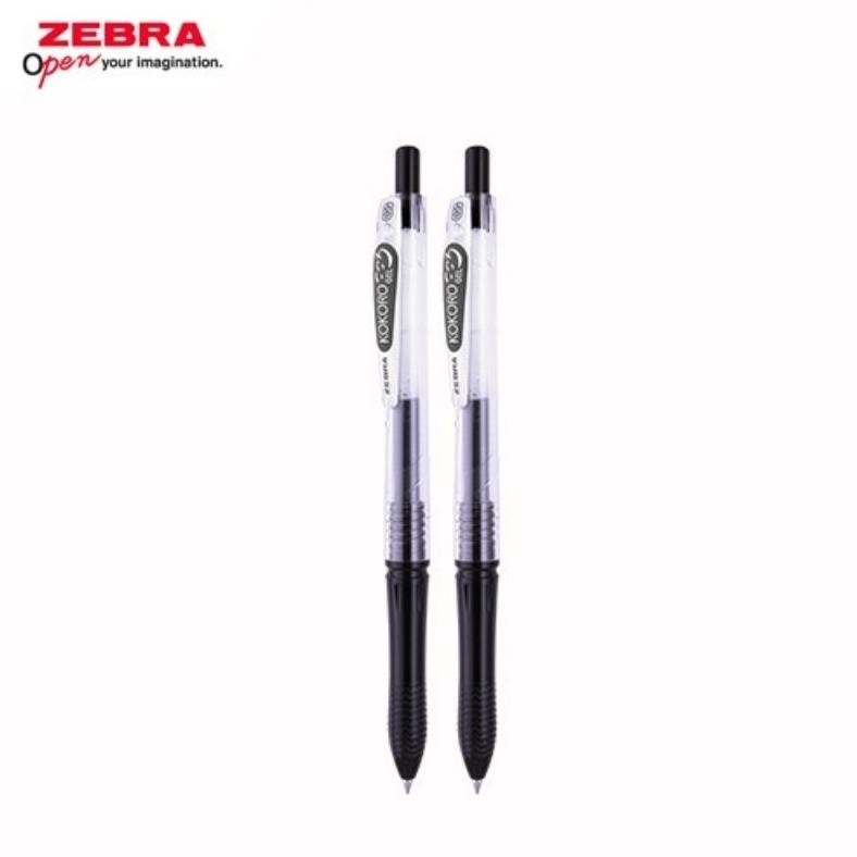 

PEN ZEBRA KOKORO GEL 0.5 BLACK / PULPEN ZEBRA KOKORO [12 PCS]