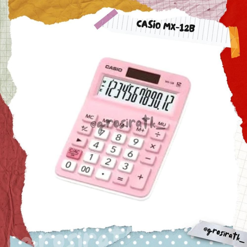 

CASIO MX-12B / Kalkulator Toko Dagang / Kalkulator Warna / Kalkulator 12 digit / Original Kalkulator Casio