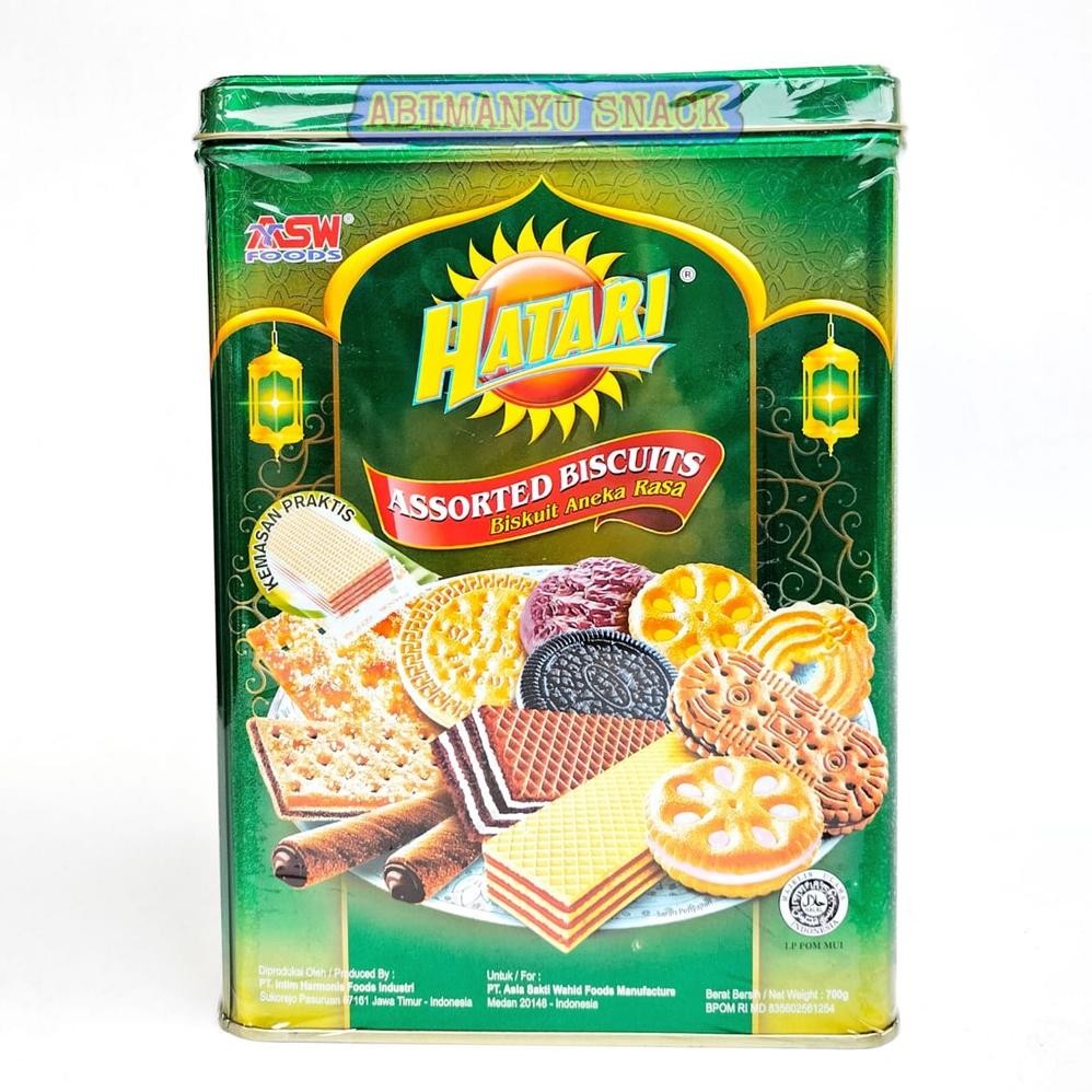 

Hatari Assorted Biscuit 700 Gr - Biskuit Hatari Aneka Rasa Kemasan Kaleng