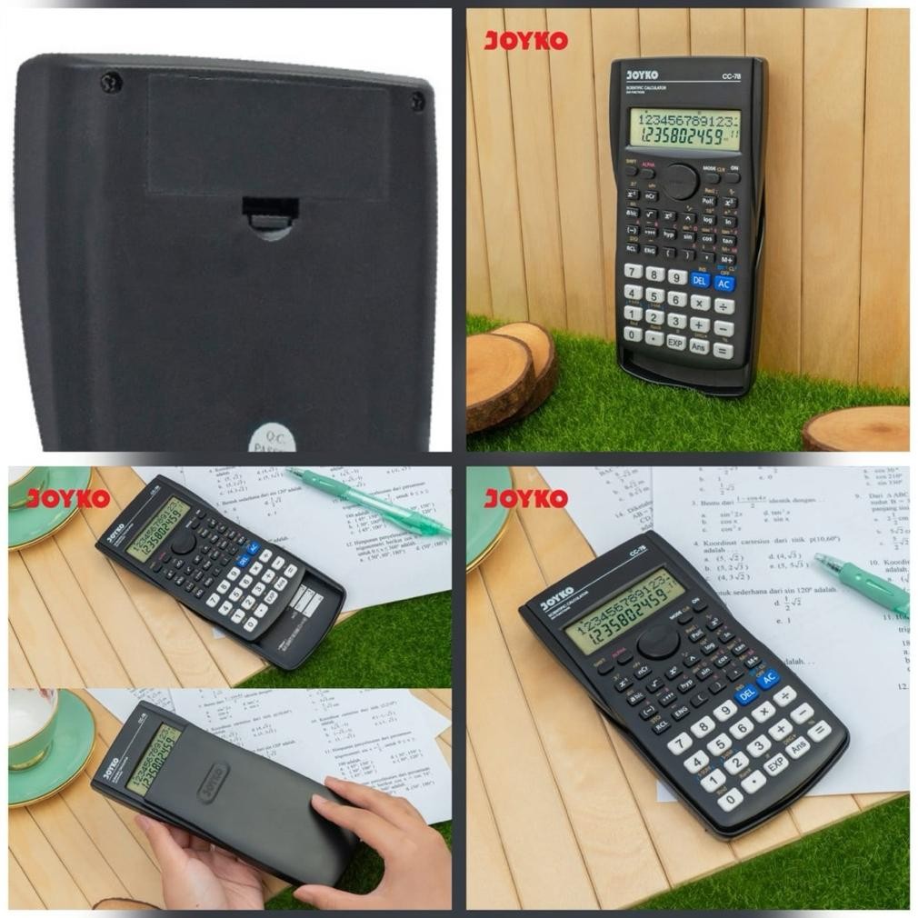 

CC78 Kalkulator Ilmiah Sin Cos Joyko CC-78 / CC 78 SCIENTIFIC Calculator