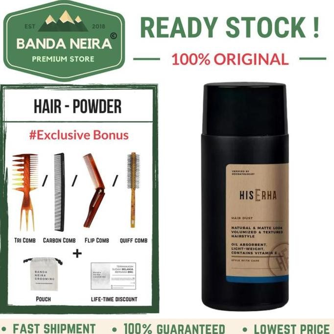 HisErha / His Erha Hair Dust Powder MURAH