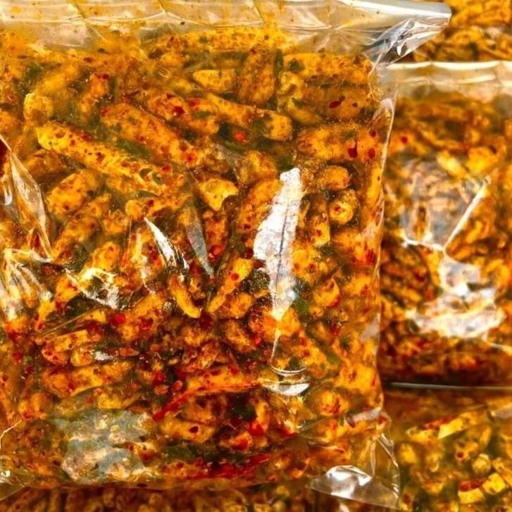 

BASRENG PEDAS DAUN JERUK 1 KG RENYAH GURIH BUMBU MELIMPAH