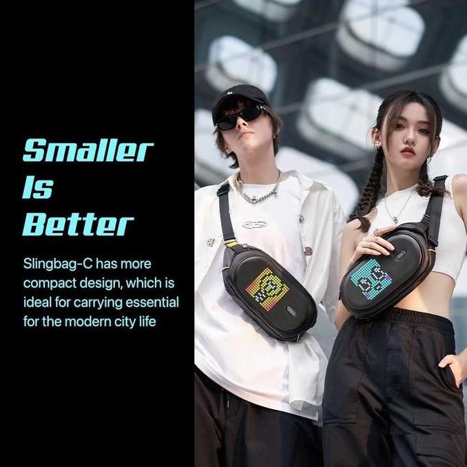 Murah Divoom Sling Bag-C Pixel Art Led Sport Bag