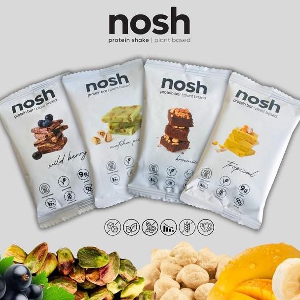 

Nosh Protein Bar Plant Based Healthy Sna Vegan Gluten Free Soy Free Low Gi No Sugar D 20 Protein