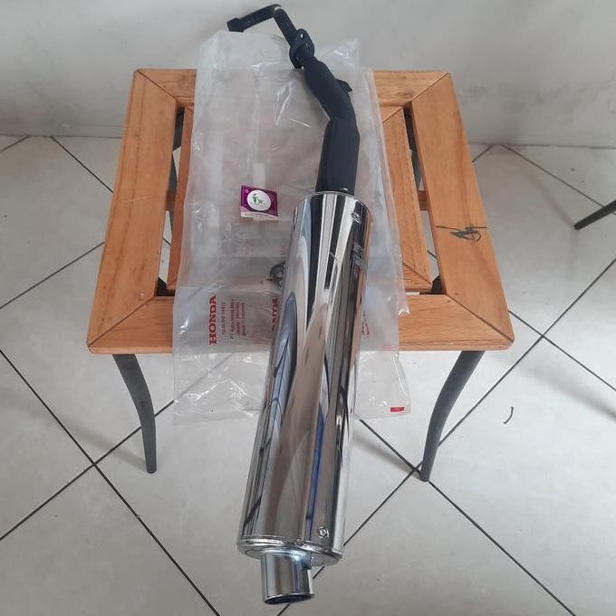 Knalpot Muffler Supra X 125 Batman Lama Original Ahm 18300-Kvl-N00 Terlaris