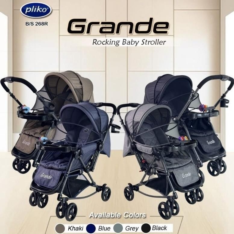 Stroller Pliko Grande 268R / Stroller Bayi Dua Arah AST