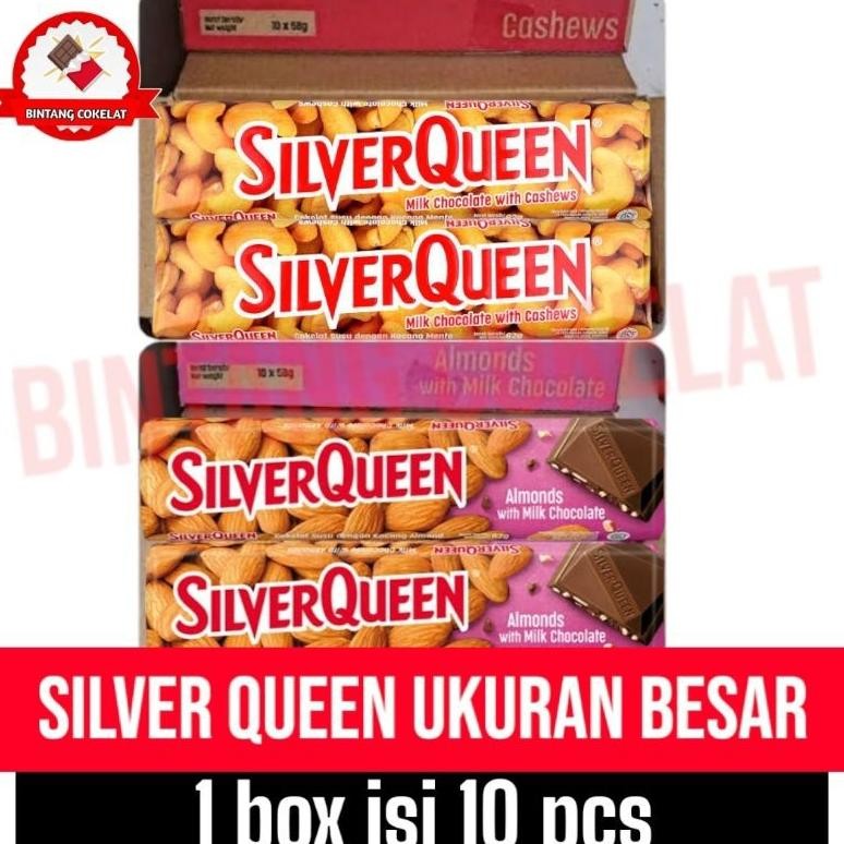 

Coklat Silverqueen 1 Box 55 Gram Cokelat Valentine