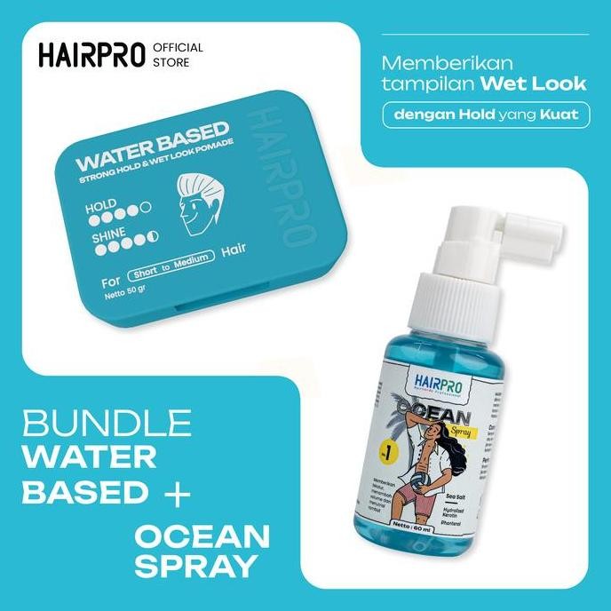 Hairnerds Professional - Ocean Spray / Sea Salt / 60 ml +  Waterbased MURAH