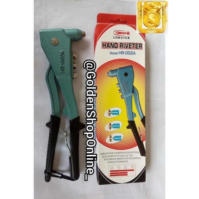 Tang Rivet Lobster Hr002A Original Dan Terpercaya