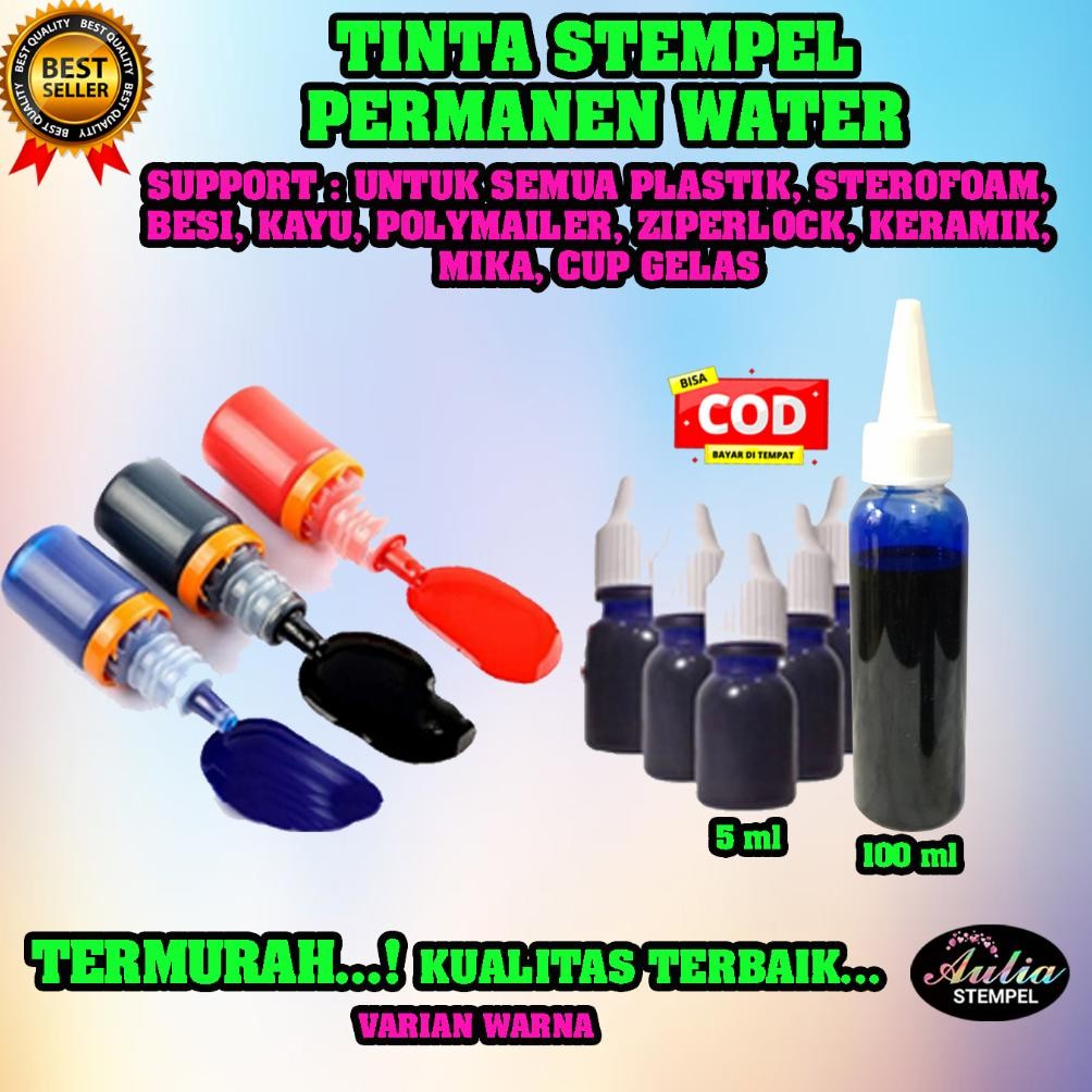 

TINTA STEMPEL PERMANENT WATER PROOF