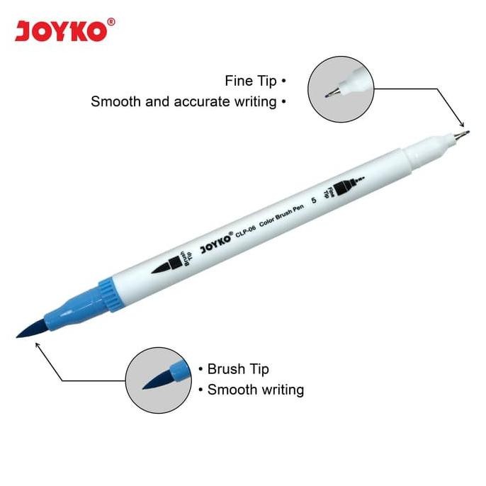 

Color Brush Pen Joyko CLP-06 12 Spidol 12 Warna 1 Set