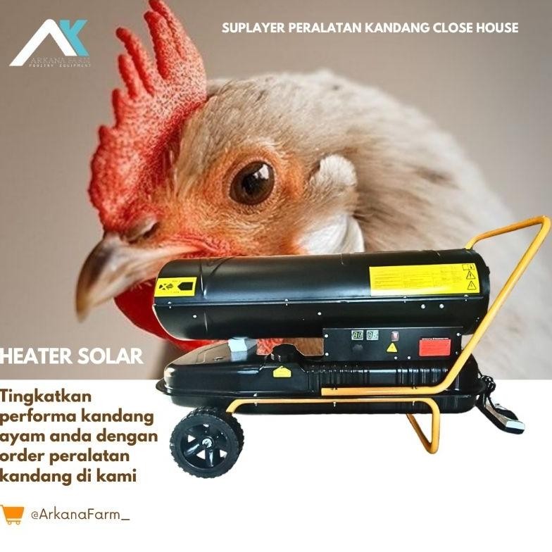 Pemanas heater solar kandang ayam broiler doc