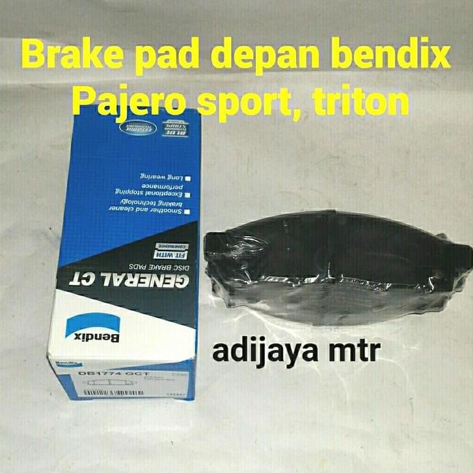 Brake pad depan pajero sport bendix