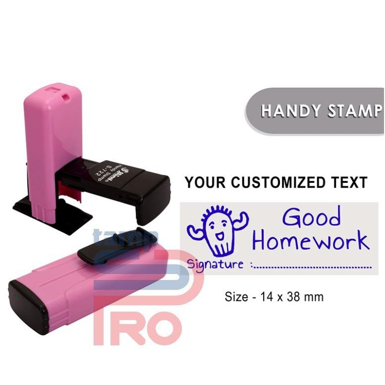 

Stempel Dokter / NIK Shiny S-722 (Handy Stamp) - Karet Flash + Tinta