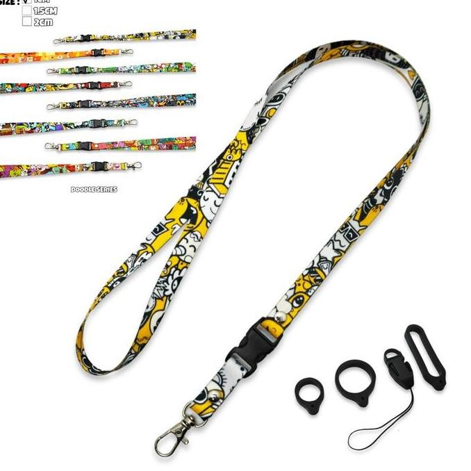 

Lanyard Doodle - Lanyard Device Doodle Series Ukuran 1Cm Co