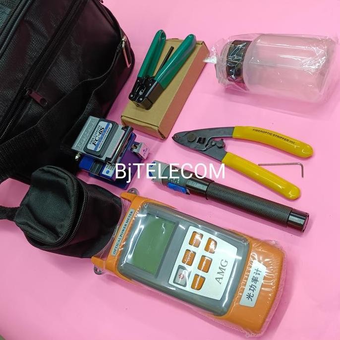 Toolkit Set Fiber Optik Ftth/ Fiber Optik Toolkit Set/ Alat Kerja Ftth New Stok