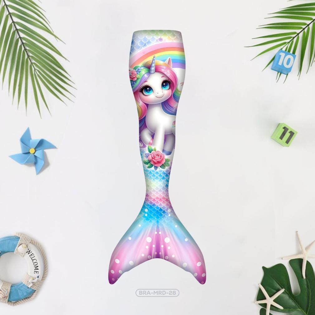 Baju Kostum Mermaid Anak Perempuan 1-9 Tahun Karakter Unicorn AST