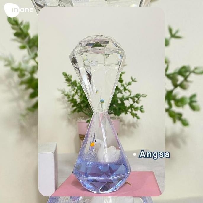 (Allthebest) Inone Pajangan Dekorasi Jam Pasir Millenial Cute Dolphine Oil Drop Orn