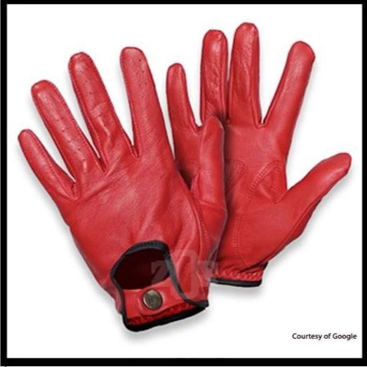 Sarung Tangan Glove Kulit Leather Northy Sabre Full Finger Red
