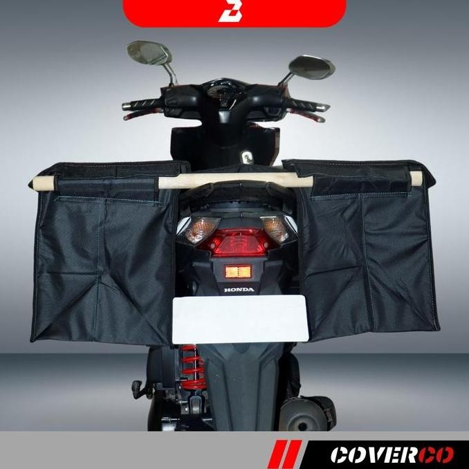 Tas Motor Anti Air Tebal Kuat Tas Obrok Pos Kurir Keranjang Motor Sedang Diskon