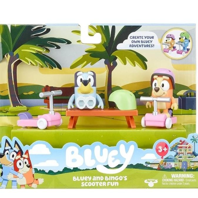 Bluey Vehicle Bluey & Bingo Articulated figure Scooter Time Original