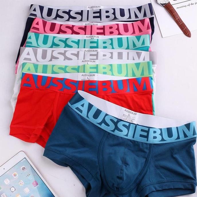 Aussiebum Boxer Pria Renoma Spandex
