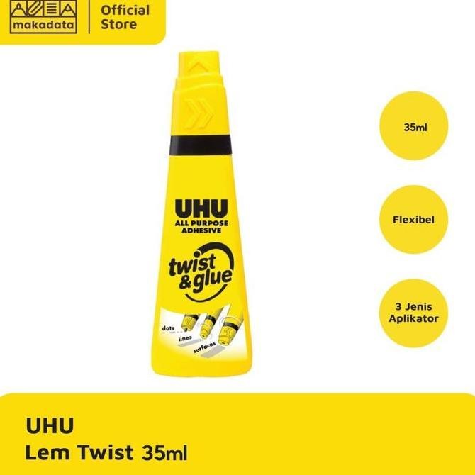 

HOT SALE LEM CAIR UHU TWIST & GLUE 35 ML MURAH