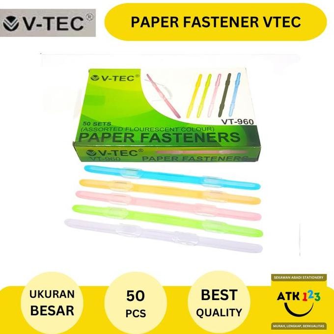 

JUAL Acco Paper Fastener / Snelhetcer V-Tec VT-960 Besar Isi 50 pcs
