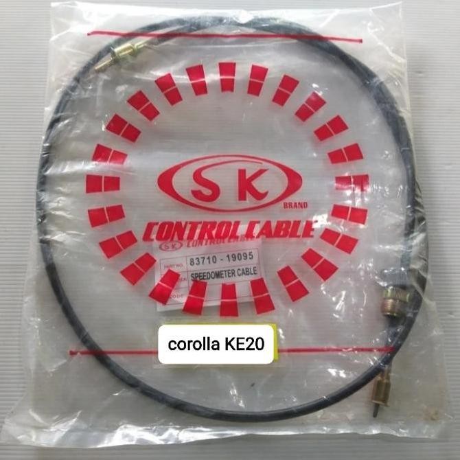 kabel speedometer kilometer corolla KE20 tahun 1973-1974 merek Sk