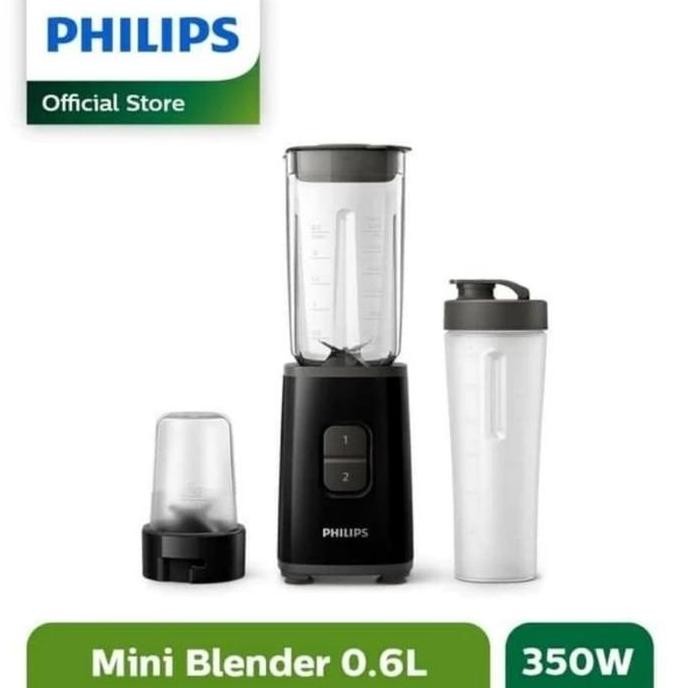 Tersedia PHILIPS MINI BLENDER PLASTIK 0,6 LITER HR-2603