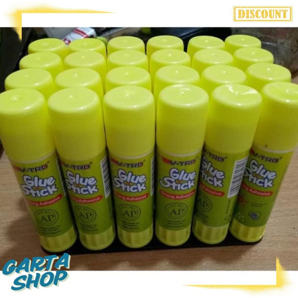 

Glue Stick Kuning Merk Vtro-Lem Stick Kertas Yellow 24Pcs Terlengkap Dan Termurah