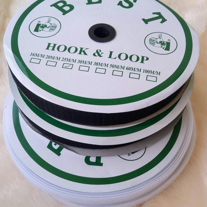 

SALE Velcro warna Hitam dan putih/ Perekat 1roll uk 2,5cm (1inch)